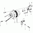 MD17D Alternator and installation components: b