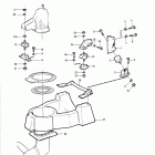 MD17D Engine suspension, sail boat drive unit: b