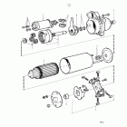 MD22L-B Starter motor, components