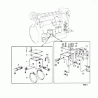 MD70C Starter casing and installation components
