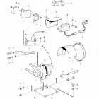 MD100B Alternator and installation components 28v 70a, 32v 70a
