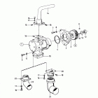 MD100B-CC Sea water pump with installation components
