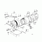 MD100B-CC Alternator and installation components 14v 38a, 28v 25a