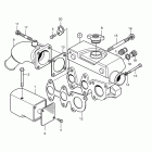 MD2010D Induction and exhaust manifold