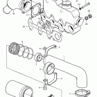 MD2020B Induction and exhaust manifold, sn5101311300-