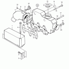 MD2030B Induction and exhaust manifold, engine spec. no. 868747