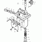 MD2030C Fuel injection pump, components