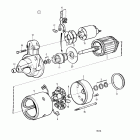 MD2030D Starter motor, components