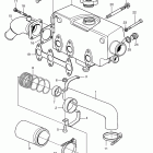 MD2030D Induction and exhaust manifold