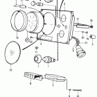 MD2030D Instrument panel standard, with start button