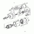 MD2040D Starter motor, components