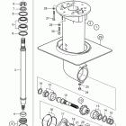MS25S-A Lower gear unit sail boat drive unit ms25s, ms25sr, spar...