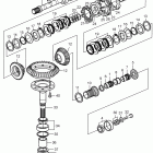 MS25S-A Upper gear unit sail boat drive unit ms25s, ms25sr, comp...