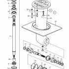 MS25SR-A Lower gear unit sail boat drive unit ms25s, ms25sr