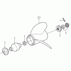 SX-M 1.89 Propeller, stainless steel
