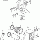 SX-MHP Gimbal ring and pivot housing, early version