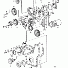 TAD121CHC Timing gear casing and timing gears