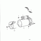 TAMD31A Starter motor and installation components: c