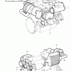 TAMD31A Cooling system, induction- and exhaust manifold: 868331