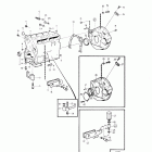 TAMD31B Cylinder block and flywheel casing: c
