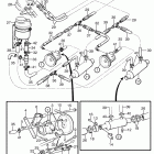 TAMD42B Servo pump and oil cooler for twin installation