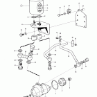 TAMD60A Hydraulic pump and oil reservoir with installation compo...