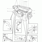 TAMD60C Cooling system, induction- and exhaust manifold