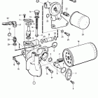 TAMD63L-A Oil filter housing and oil filter