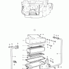 TAMD70D Oil cooler and installation components