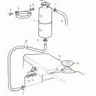 TAMD71A Expansion tank with installation components