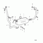 TAMD71A Oil cooler, engine