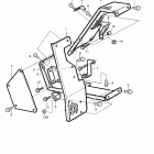 TAMD74A Belt guard for engine with radiator cooling
