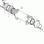 TAMD74C-A Oil cooler for reverse gear, components: 3830503