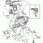TAMD74L-B Fuel injection pump and fuel filter: b