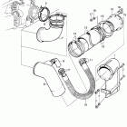 TAMD74L-B Water cooled exhaust line 5''(127) incl. exh.r...