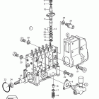 TAMD74L-B Fuel injection pump, components