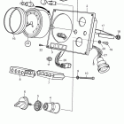 TAMD74P-A Instrument panel for dual station, 24v