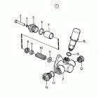 TAMD102A Fuel feed pump, components