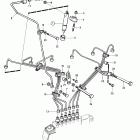 TAMD102D Injectors, pressure pipes and leak-off line. standard