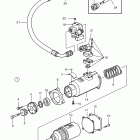 TAMD103A-A AUX Starter motor /  air starter and installation components...