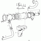 TAMD121C Oil cooler for engine with keel cooling