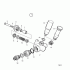 TAMD122A Fuel feed pump, components