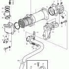 TAMD122A Oil cooler for engine with keel cooling