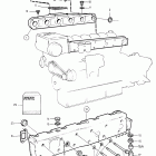 TAMD122C Induction and exhaust manifold