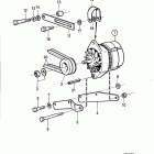 TAMD122C Alternator, high mounting, classified