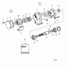TAMD122D Sea water pump, components: b