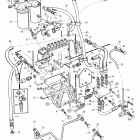 TAMD122P-A Fuel injection pump, fuel filter and shut-off valve. sta...