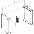 TAMD122P-A Terminal box for external instrument panel