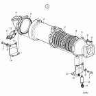 TAMD122P-B Oil cooler for reverse gear, components