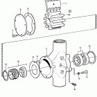 TAMD122P-B Bilge pump  /  flushing pump 2'', components